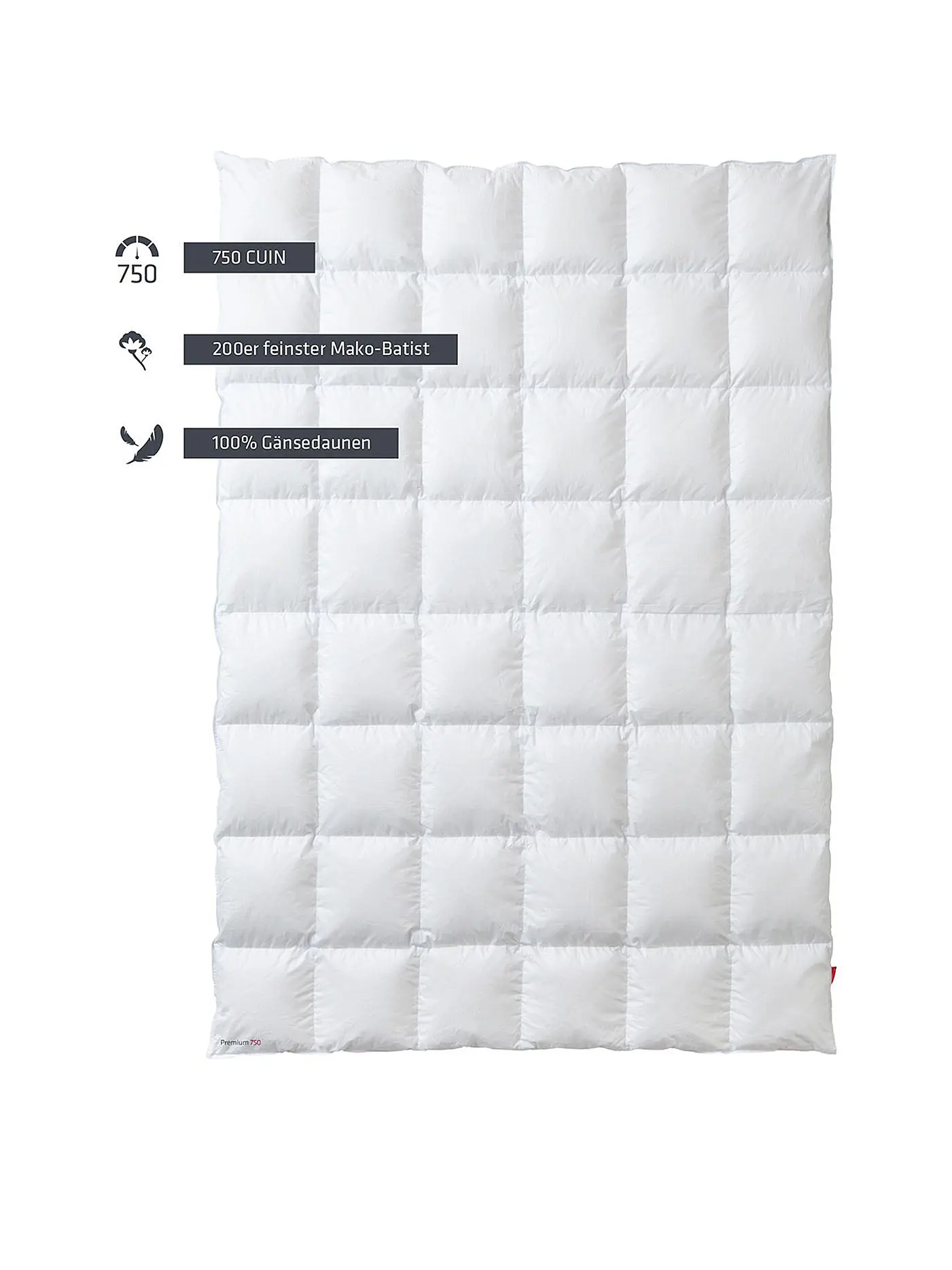 KAUFFMANN | Kassettendecke "Premium 750" 140x200cm 530g Warm | 